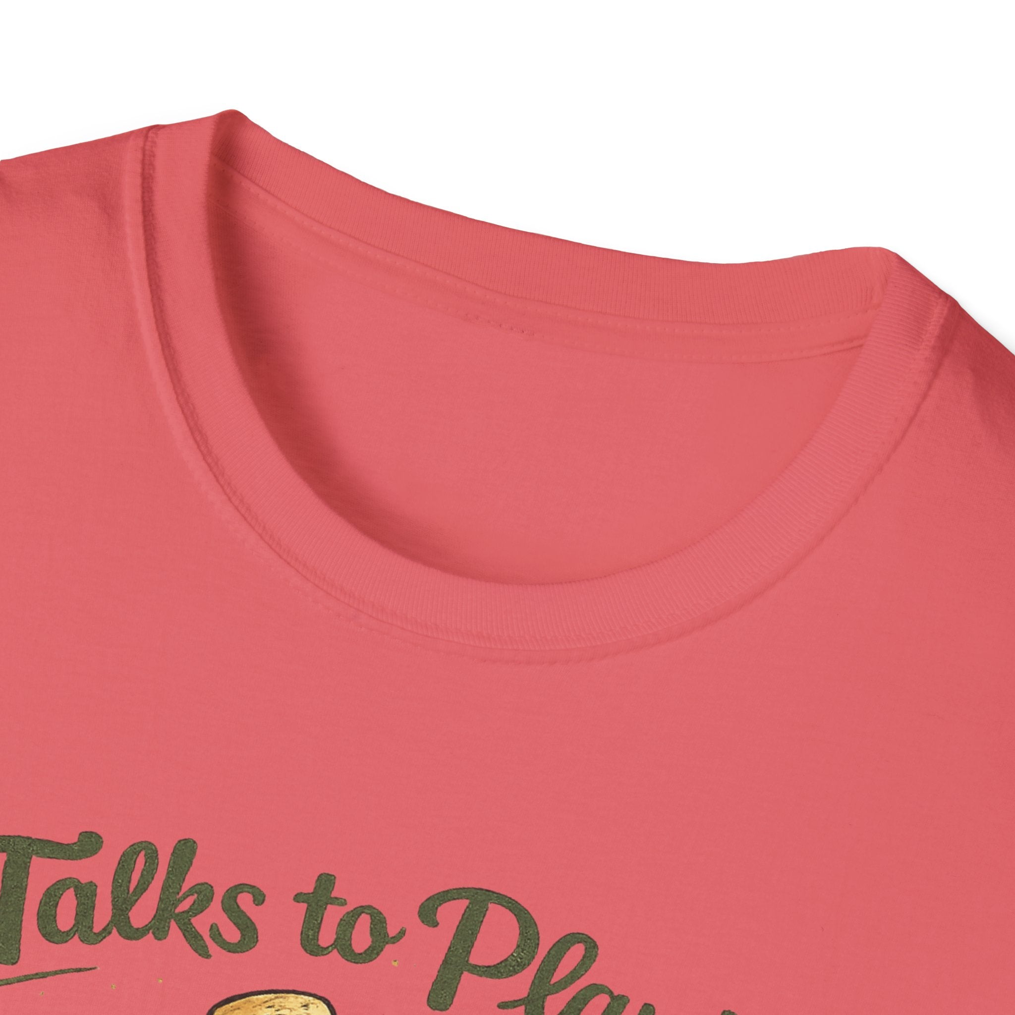 Talks to Plants – They Seem to Like It (Female Gardener) T-Shirt