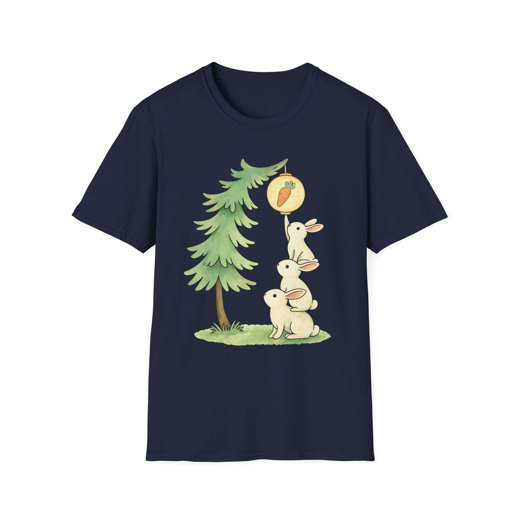 The Carrot Lantern and 3 Rabbits T-Shirt