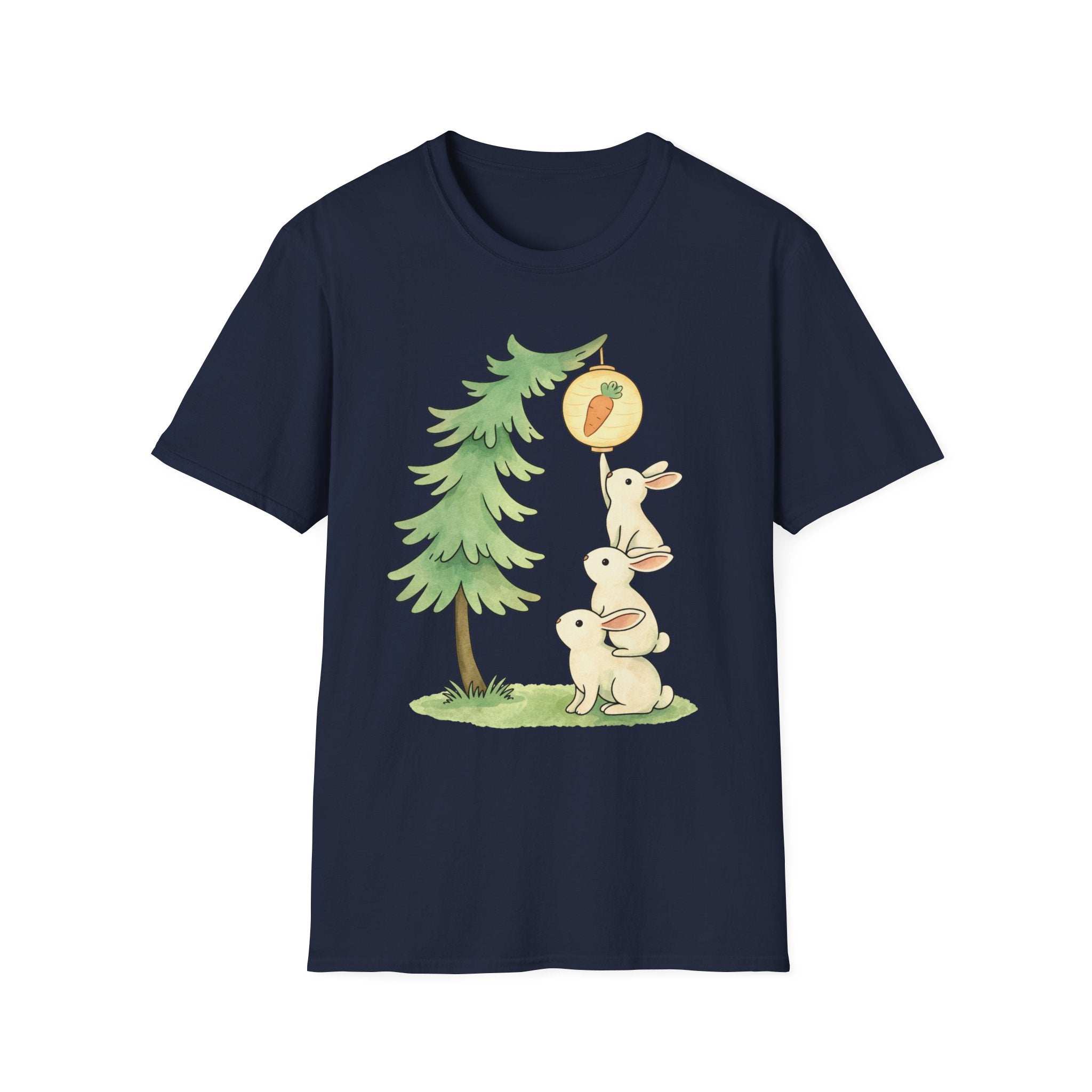 The Carrot Lantern and 3 Rabbits T-Shirt