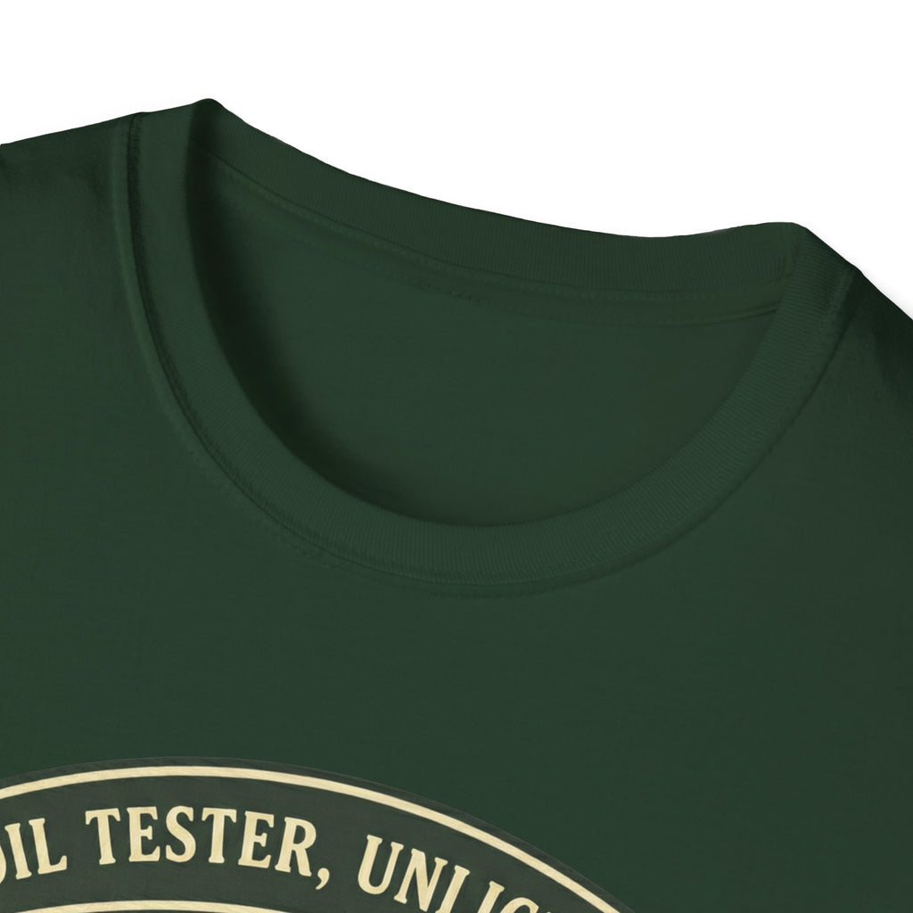 Soil Tester, Unlicensed - Department of Accidental Botany T-Shirt