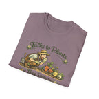 Talks to Plants – They Seem to Like It (Male Gardener) T-Shirt