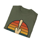 Retro Garden Trowel Sunset T-Shirt