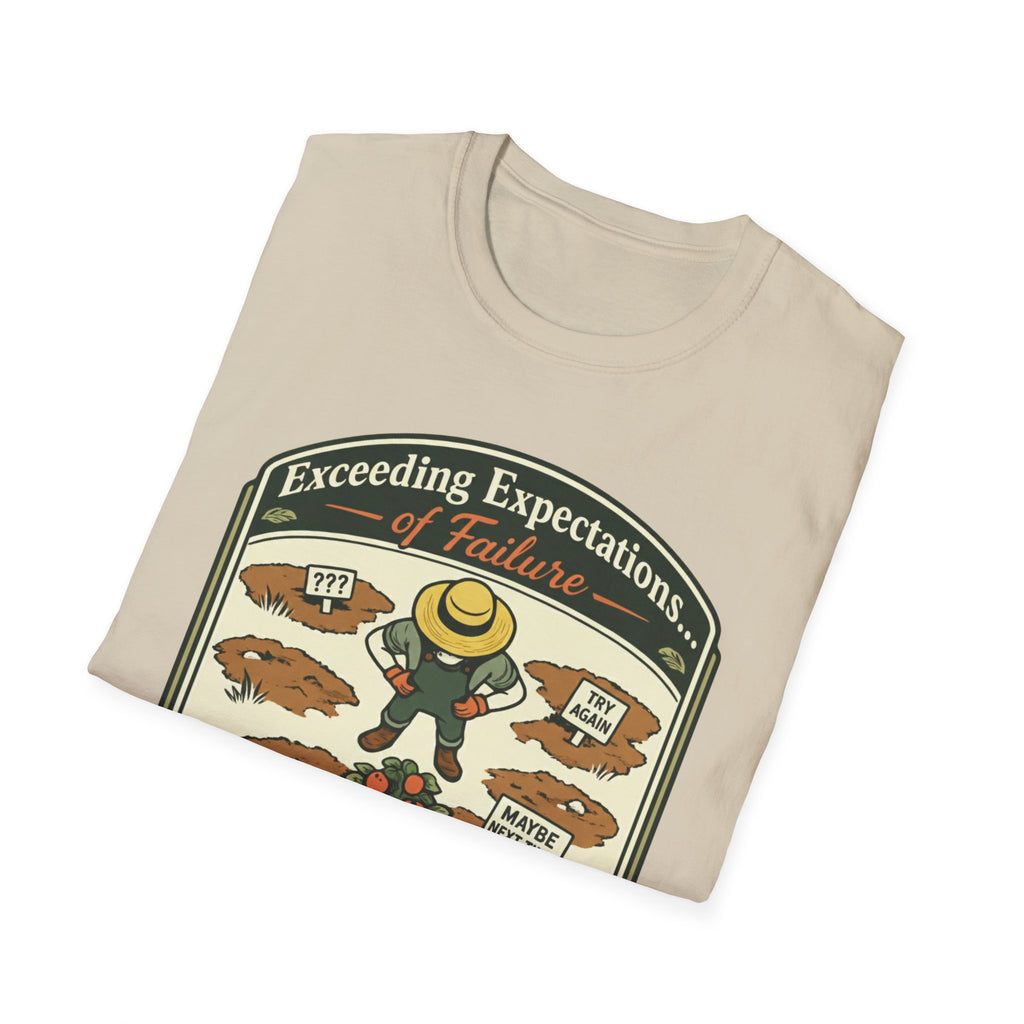 Exceeding Expectations of Failure – Department of Accidental Botany T-Shirt