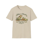 Talks to Plants – They Seem to Like It (Female Gardener) T-Shirt
