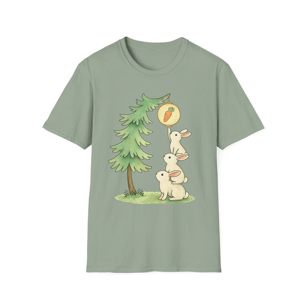 The Carrot Lantern and 3 Rabbits T-Shirt