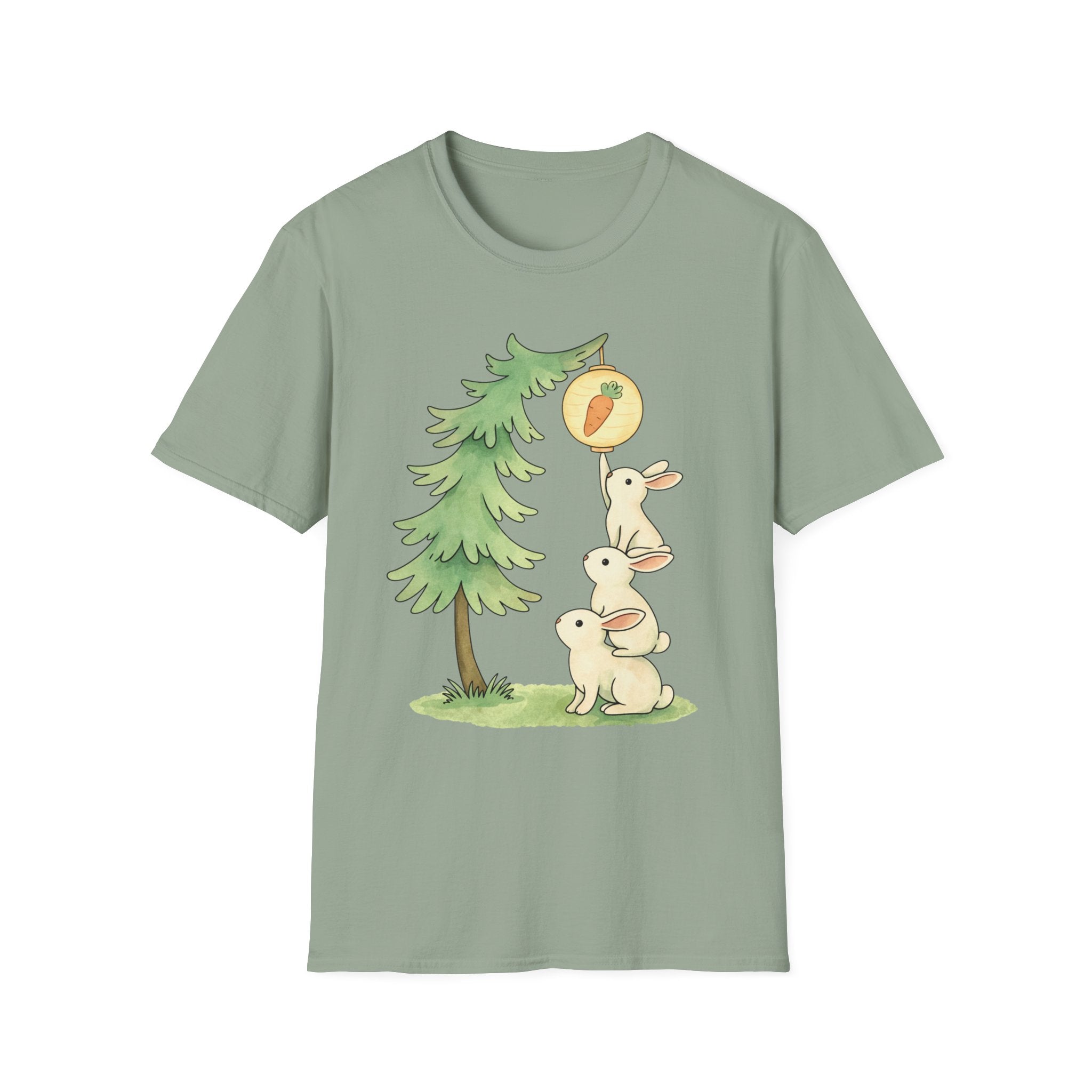 The Carrot Lantern and 3 Rabbits T-Shirt