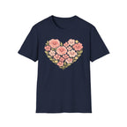 Smiling Floral Heart T-Shirt