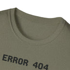 Error 404 Green Thumb Not Found T-Shirt