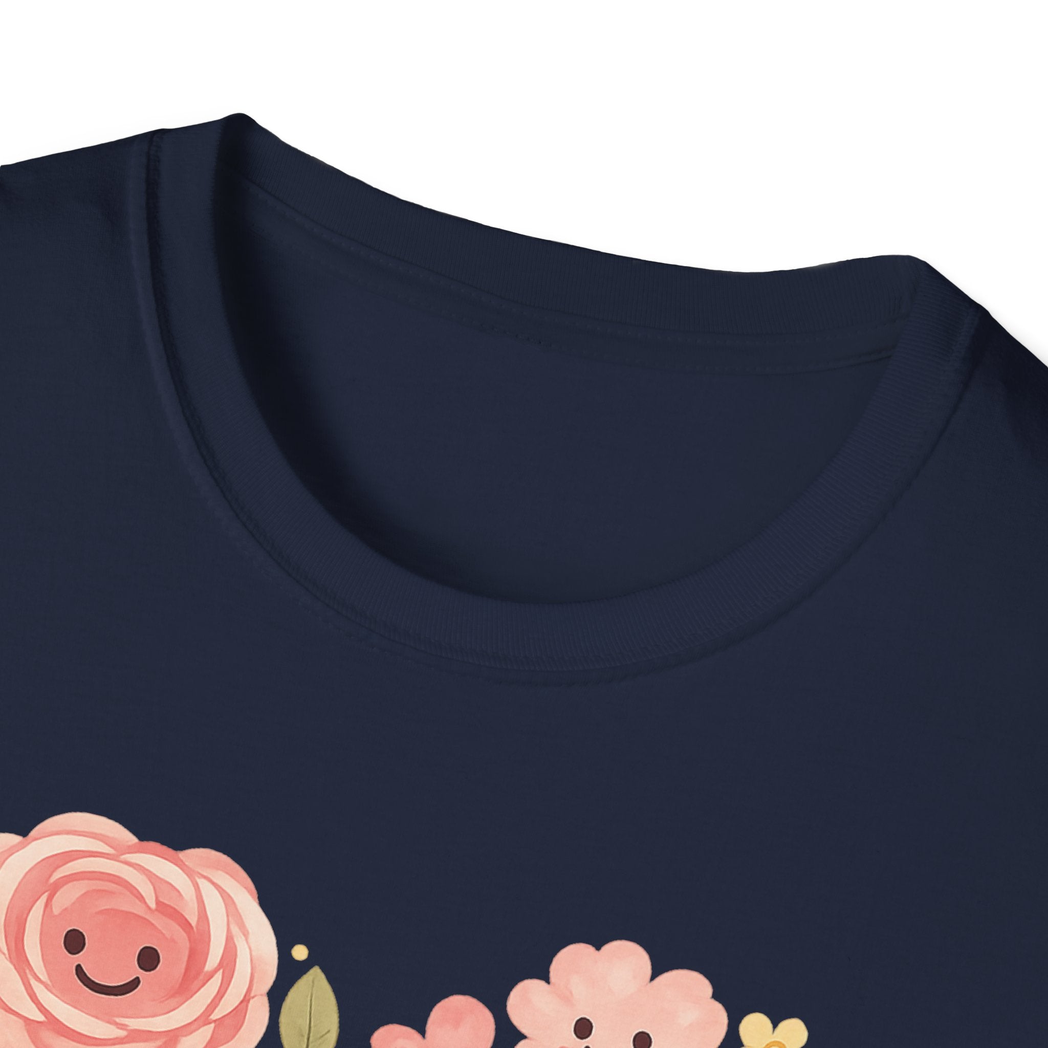 Smiling Floral Heart T-Shirt