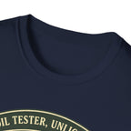 Soil Tester, Unlicensed - Department of Accidental Botany T-Shirt