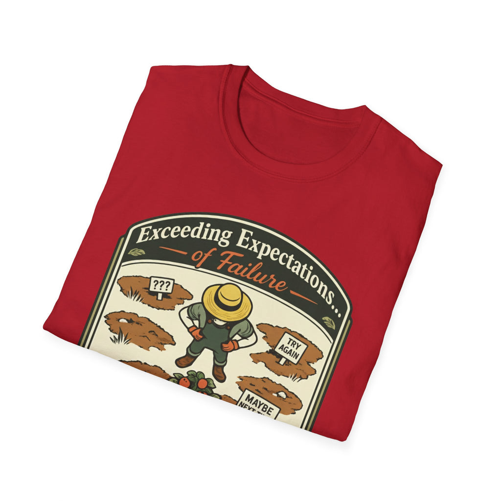 Exceeding Expectations of Failure – Department of Accidental Botany T-Shirt