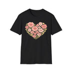 Smiling Floral Heart T-Shirt