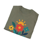 Retro Floral Garden T-Shirt