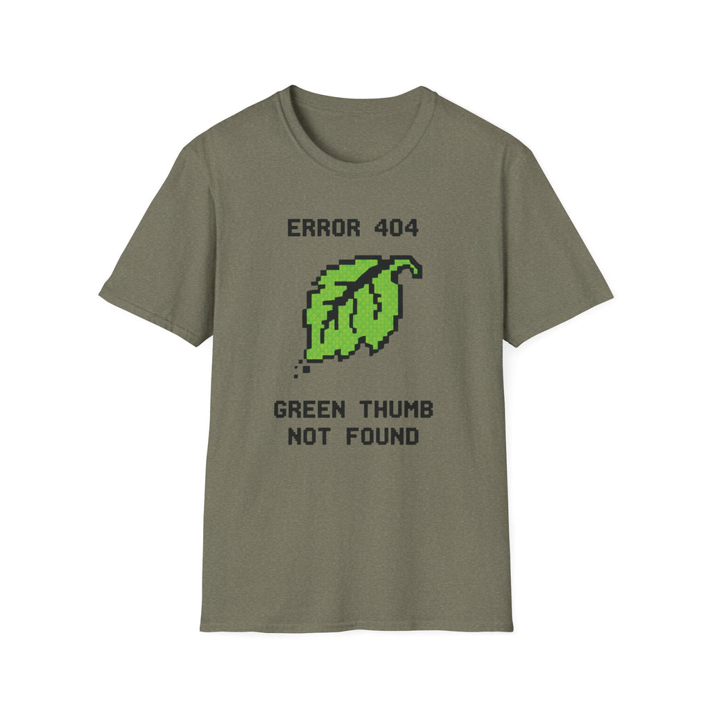 Error 404 Green Thumb Not Found T-Shirt