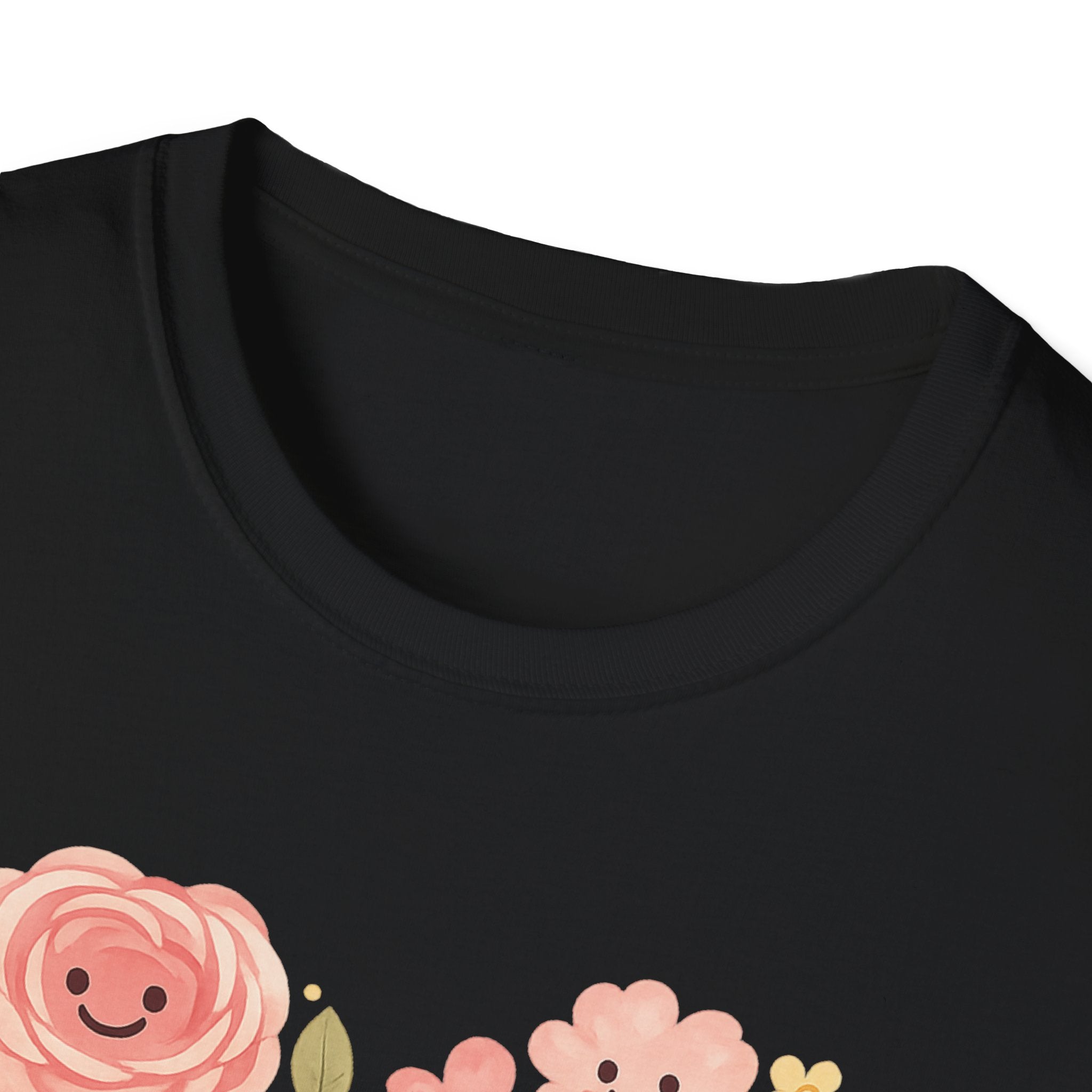 Smiling Floral Heart T-Shirt