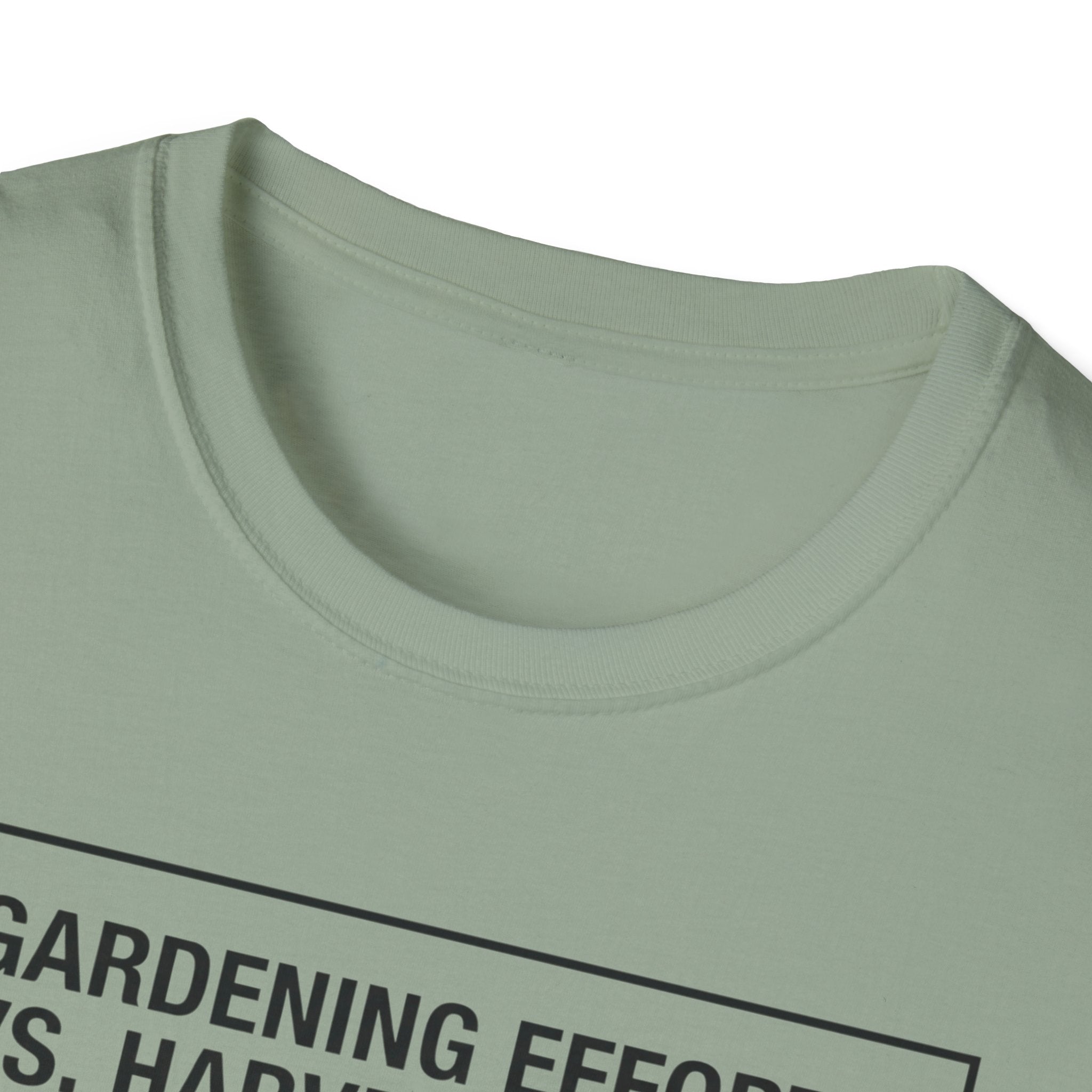 Gardening Effort vs. Harvest Yield – The Math Isn’t in Our Favor T-Shirt
