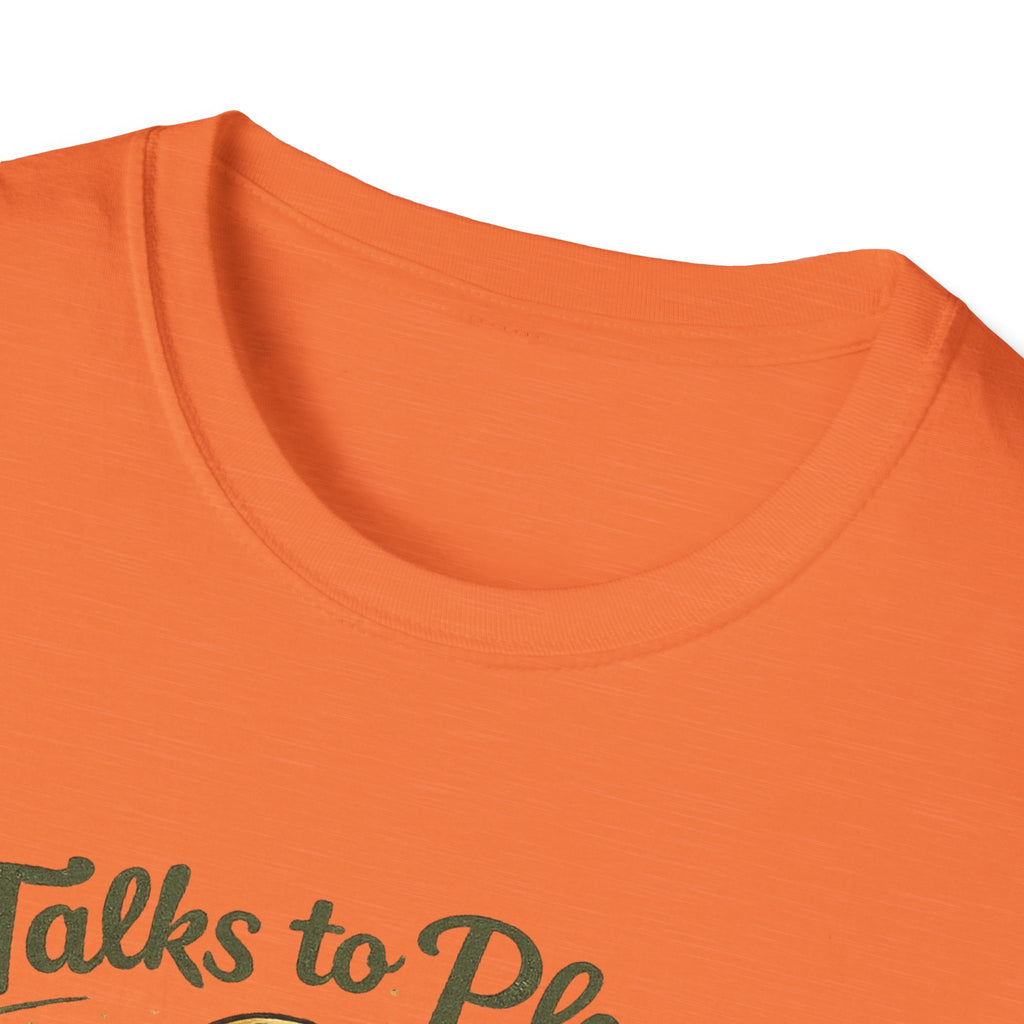 Talks to Plants – They Seem to Like It (Male Gardener) T-Shirt