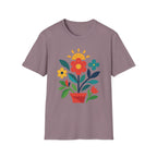Retro Floral Garden T-Shirt