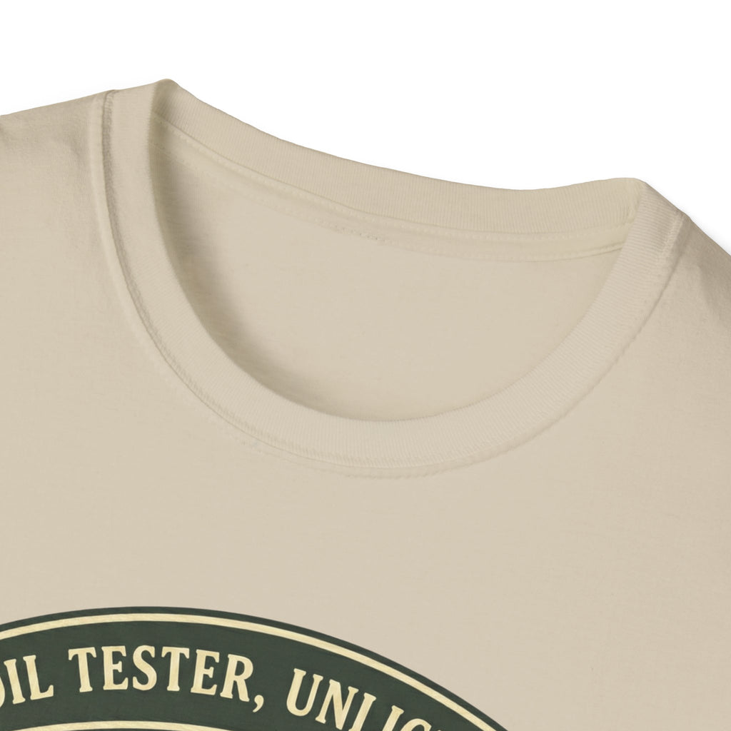 Soil Tester, Unlicensed - Department of Accidental Botany T-Shirt