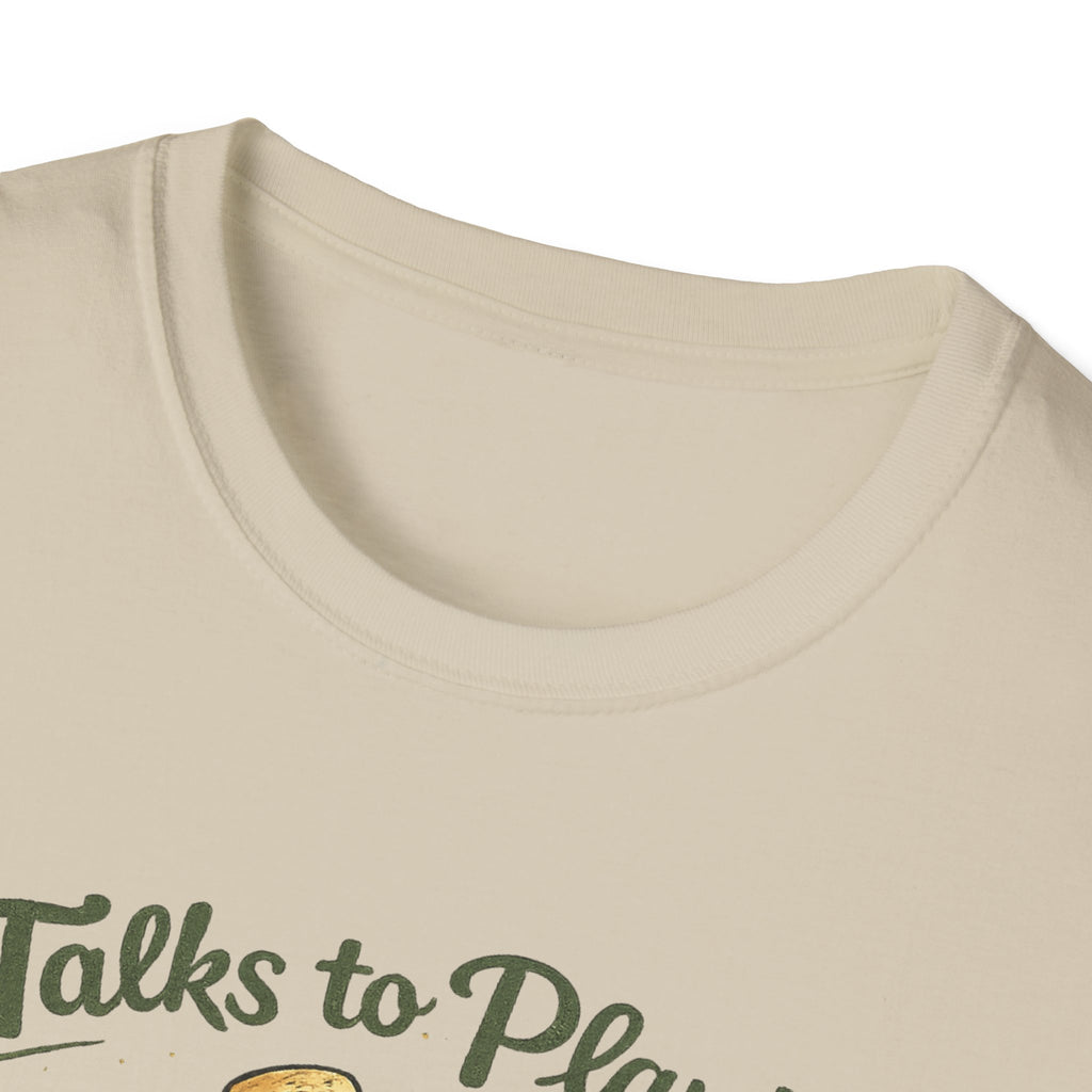 Talks to Plants – They Seem to Like It (Female Gardener) T-Shirt