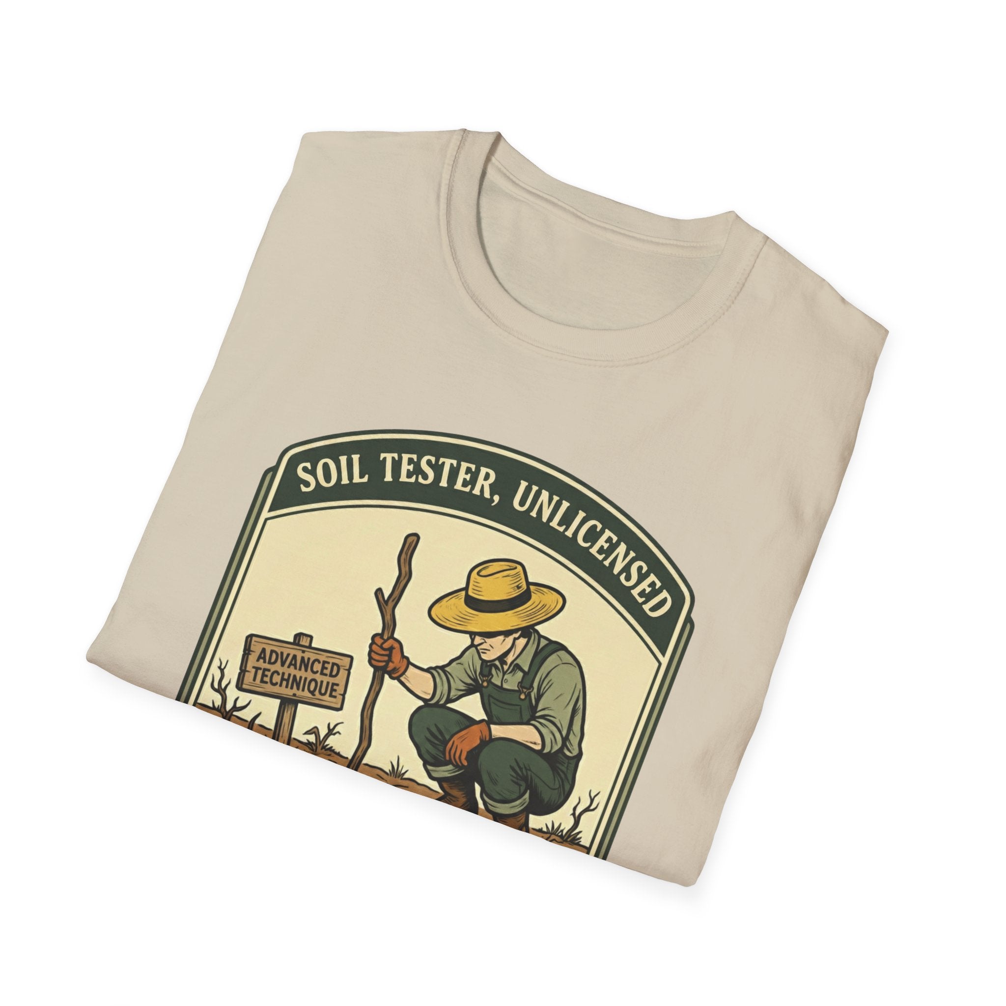 Soil Tester, Unlicensed - Department of Accidental Botany T-Shirt