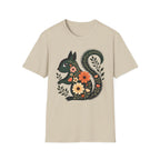 Floral Forest Squirrel T-Shirt