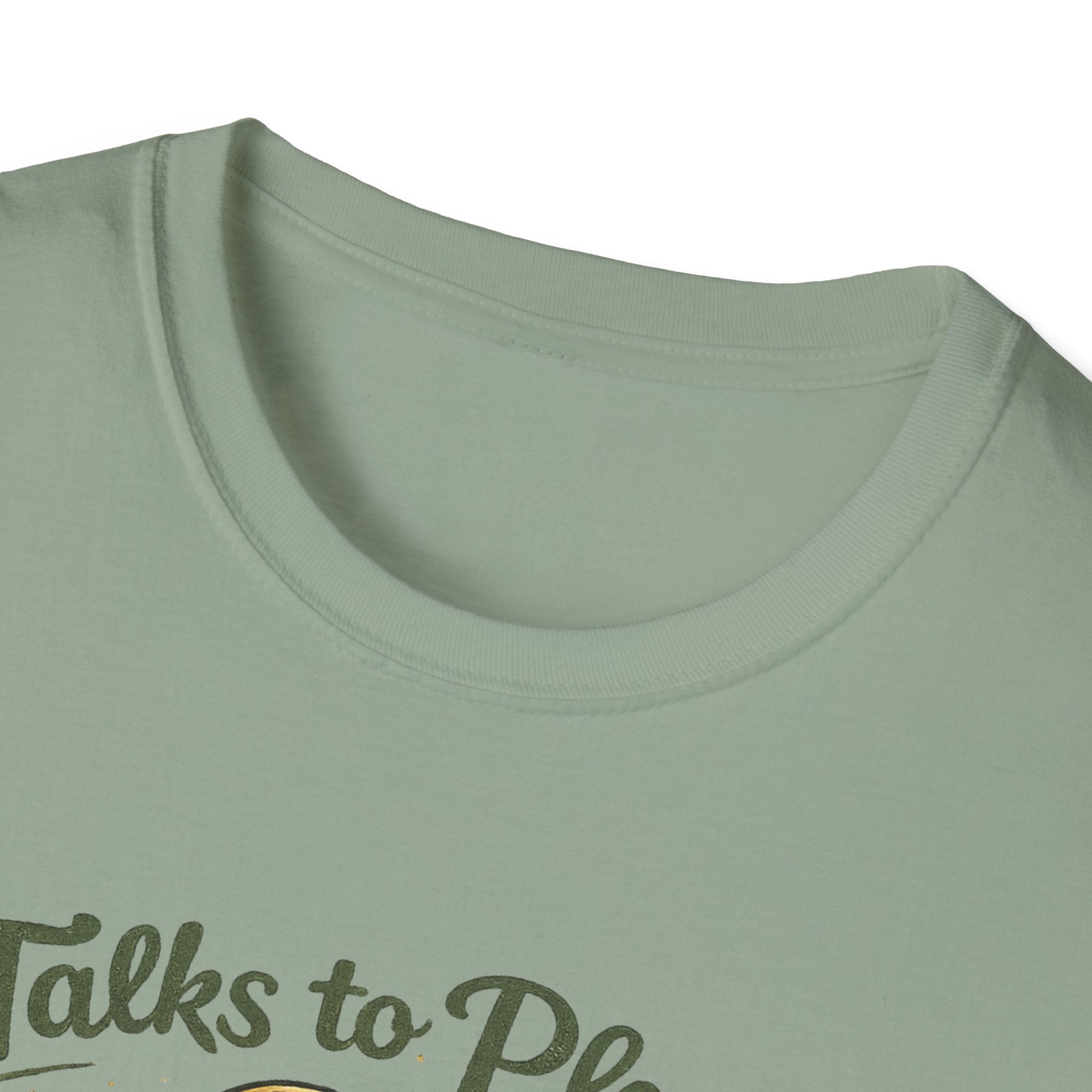 Talks to Plants – They Seem to Like It (Male Gardener) T-Shirt