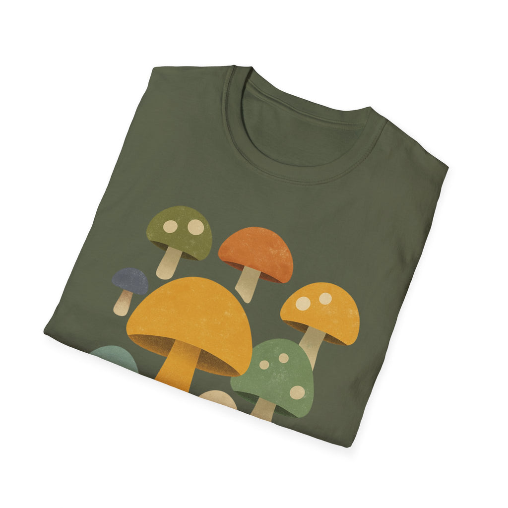 Retro Mushroom Cluster T-Shirt