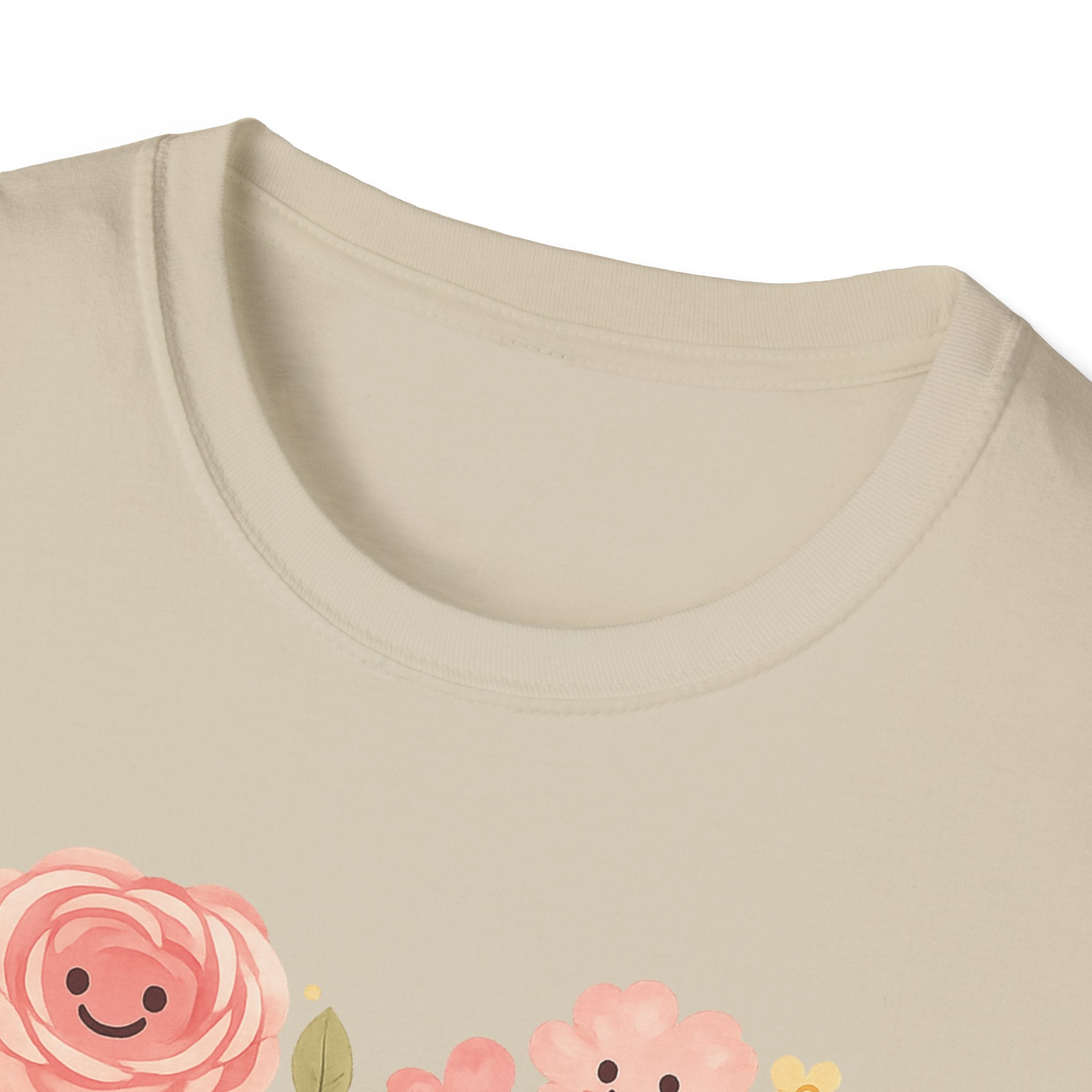 Smiling Floral Heart T-Shirt