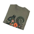 Floral Forest Squirrel T-Shirt