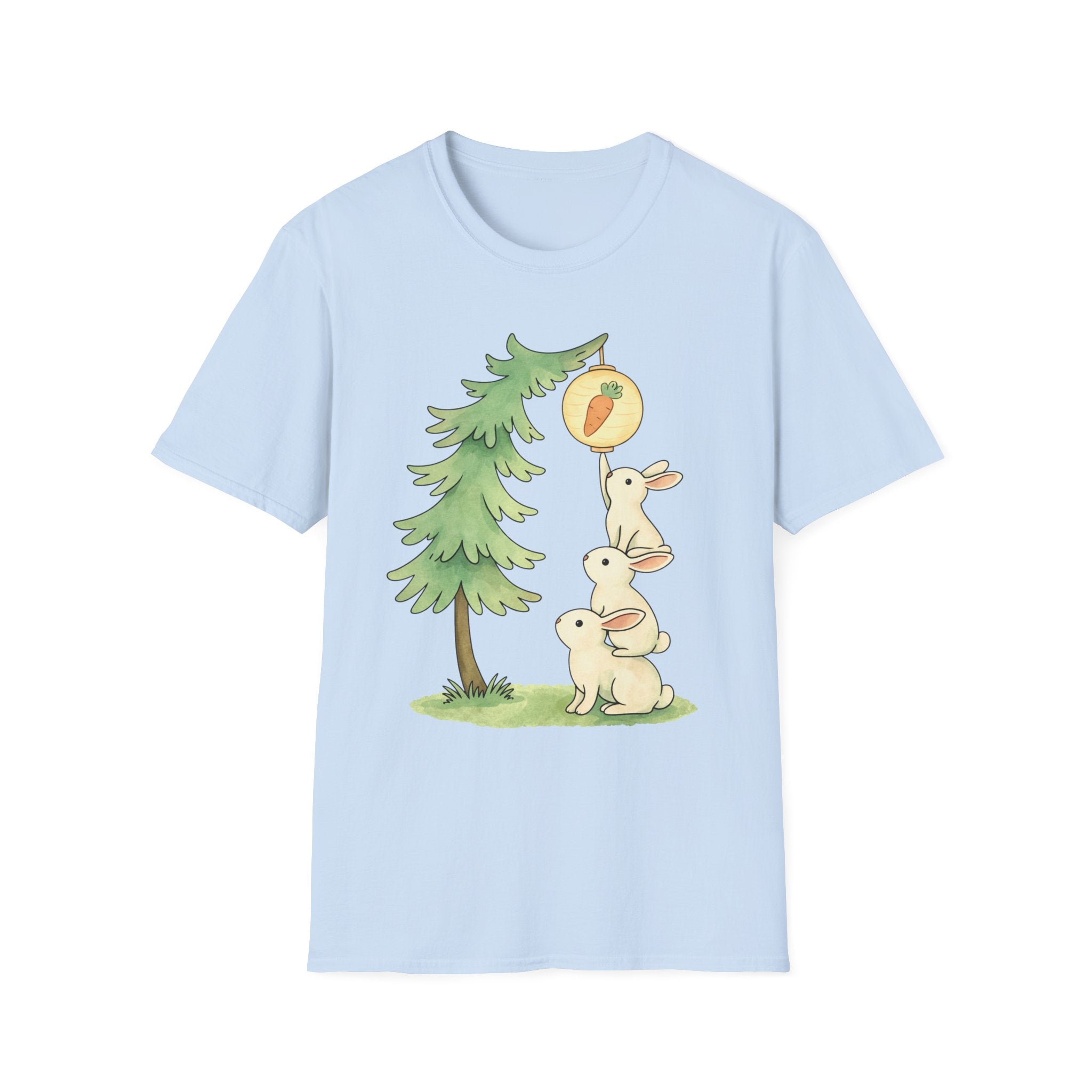 The Carrot Lantern and 3 Rabbits T-Shirt