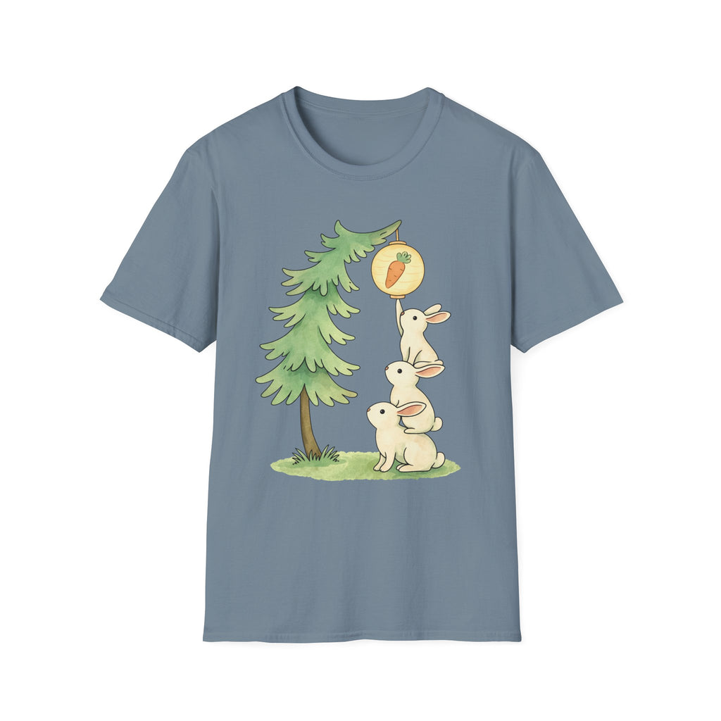 The Carrot Lantern and 3 Rabbits T-Shirt