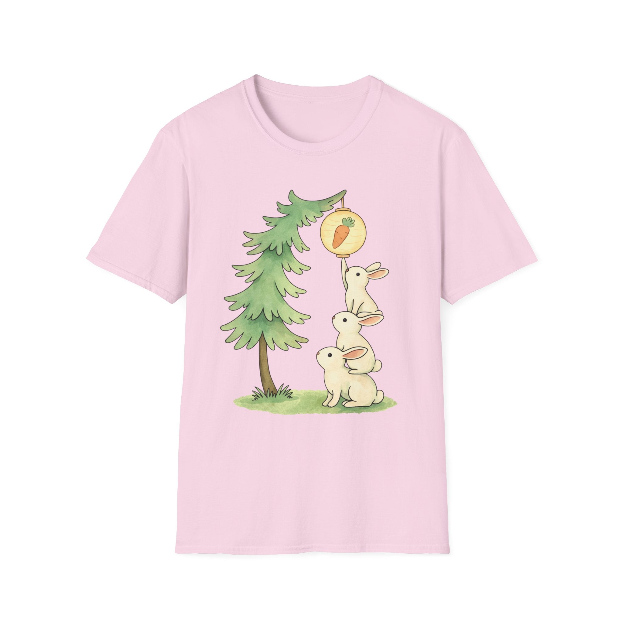 The Carrot Lantern and 3 Rabbits T-Shirt