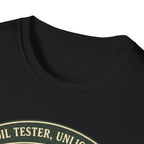 Soil Tester, Unlicensed - Department of Accidental Botany T-Shirt