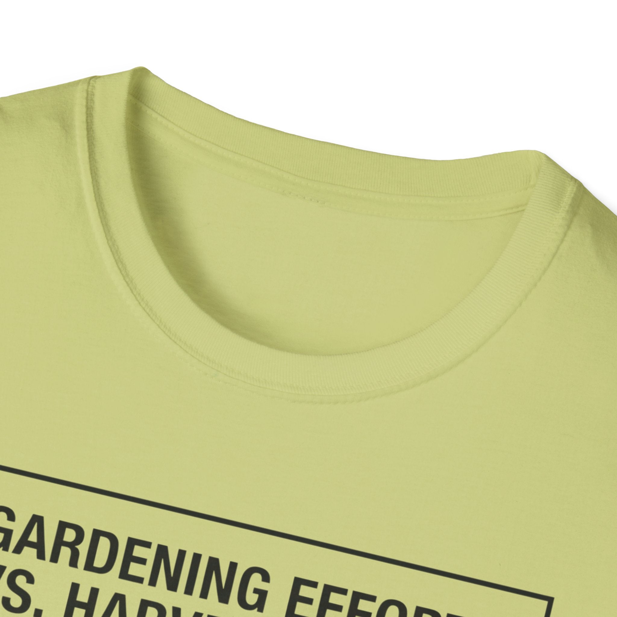 Gardening Effort vs. Harvest Yield – The Math Isn’t in Our Favor T-Shirt