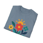 Retro Floral Garden T-Shirt